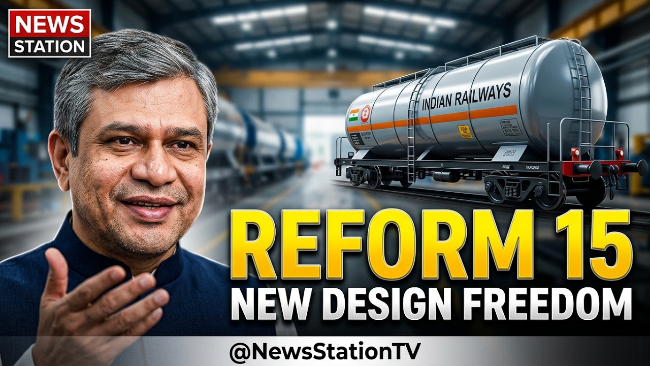 Railways Minister Ashwini Vaishnaw Announces Reform 15 to Boost Innovation in Wagon Design