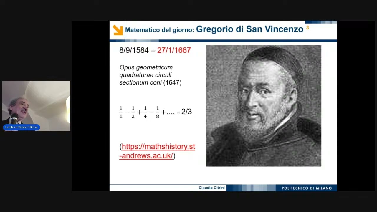 La matematica di Sant'Agostino, con Claudio Citrini. 27 gennaio 2026