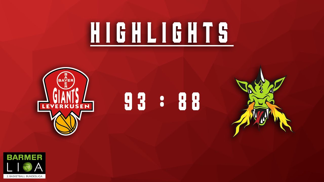 BAYER GIANTS Leverkusen : Artland Dragons | 93:88 | Highlights | ProA