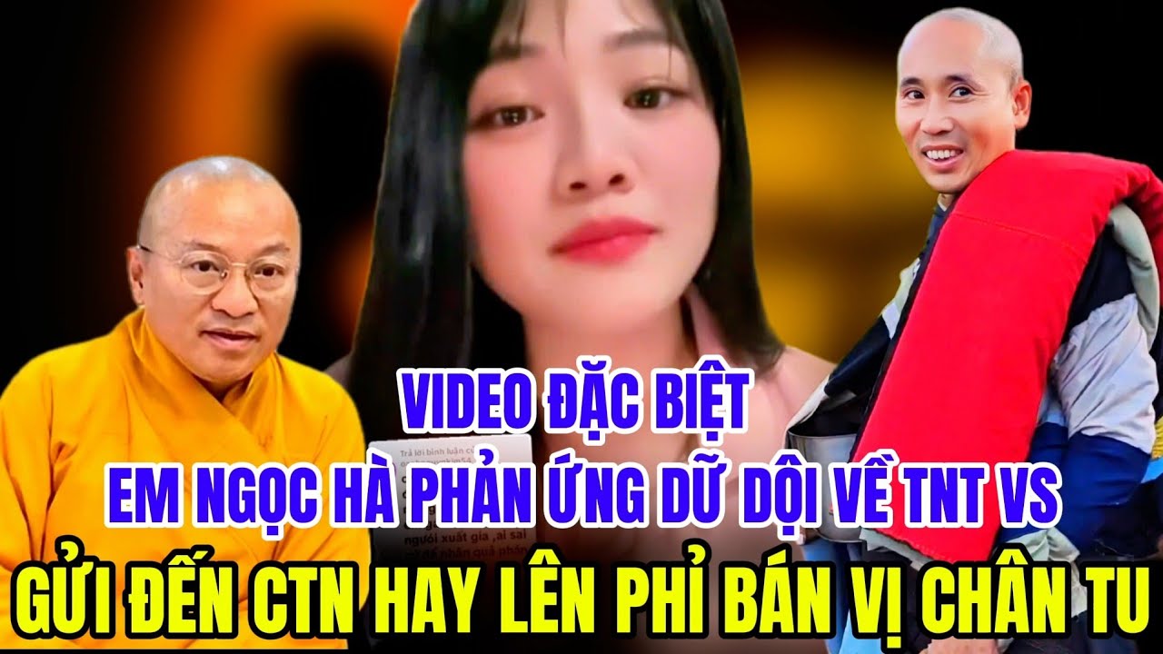 N&oacute;ng! Em Ngọc H&agrave; Phản Ứng Dữ Dội Trước H&agrave;nh Động Của Th&iacute;ch Nhật Từ V&agrave; CTN X&uacute;c Phạm Thầy Minh Tuệ
