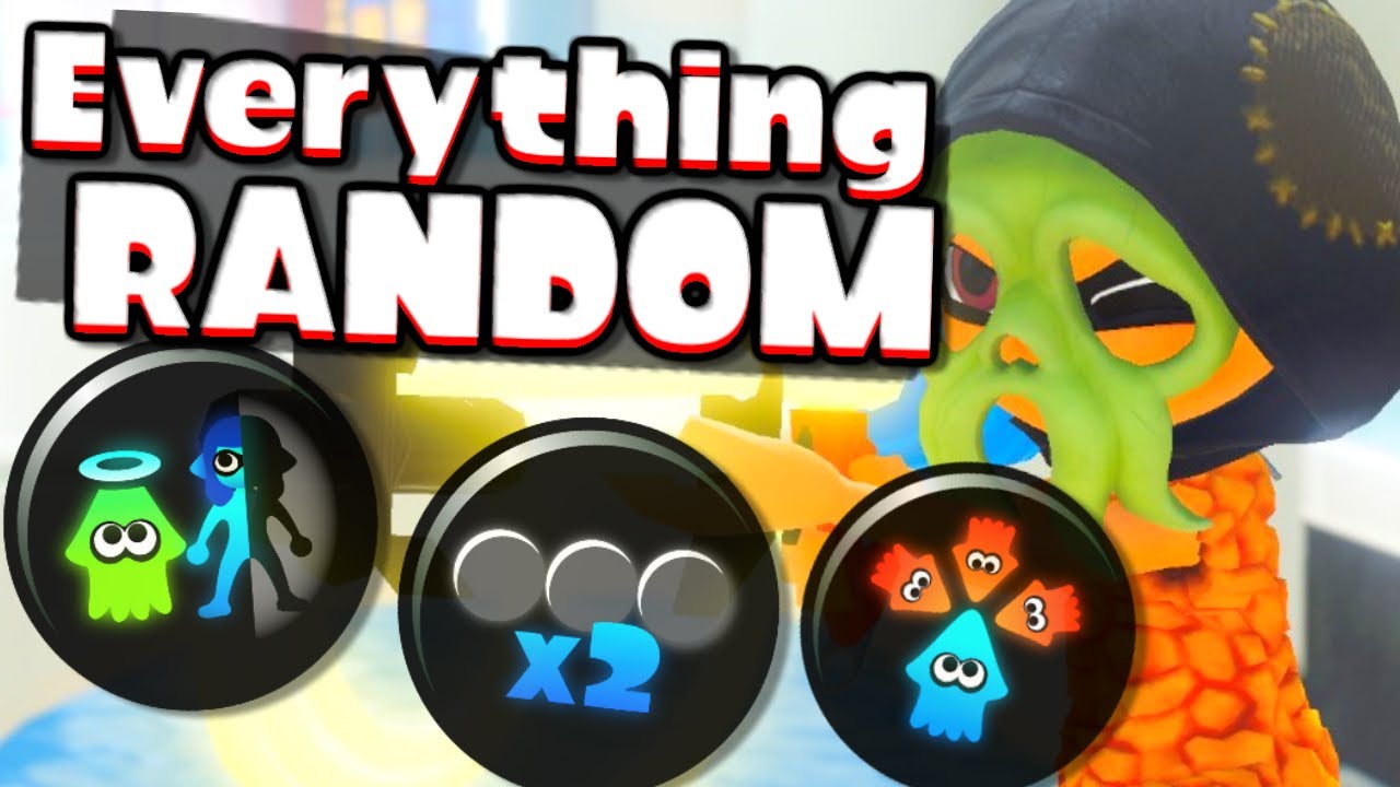 Splatoon 3 BUT everything is RANDOMIZED... (Challenge Mode)