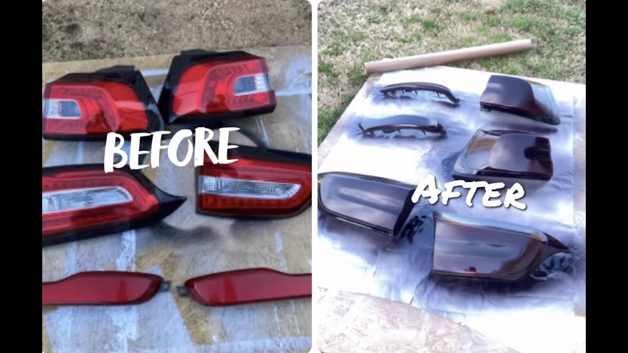 DIY Tinting Your Tail Lights With Rustoleum