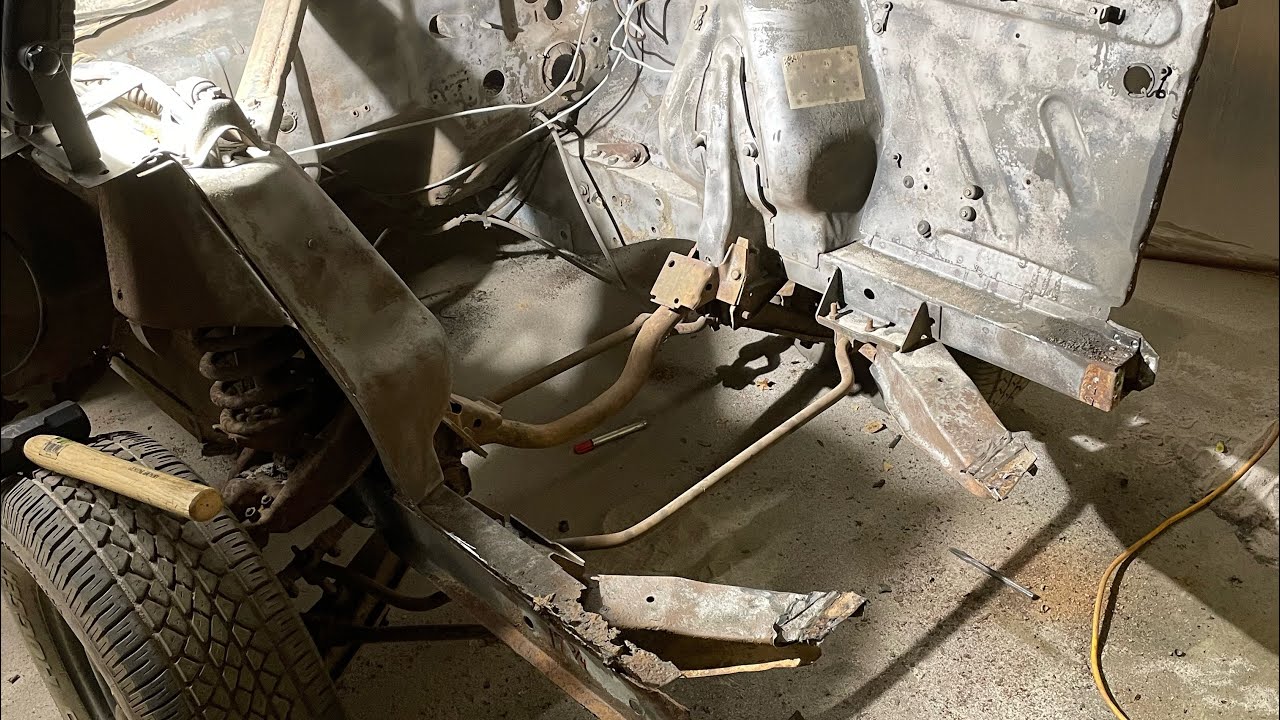 1965-1966 Ford Mustang Radiator Support Removal