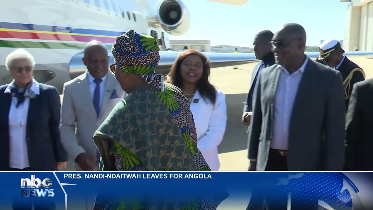 President Nandi-Ndaitwah leaves for Angola - nbc