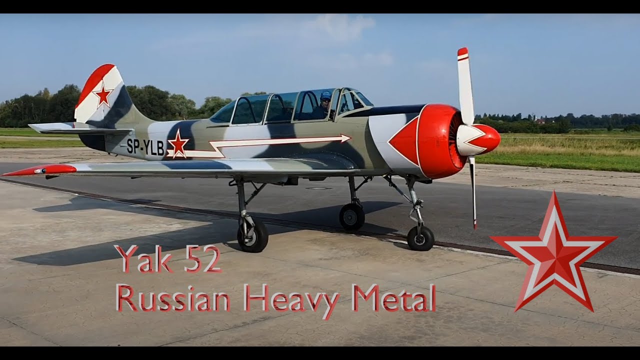Yak 52, Startup and take off at Worms, Hammersound!
