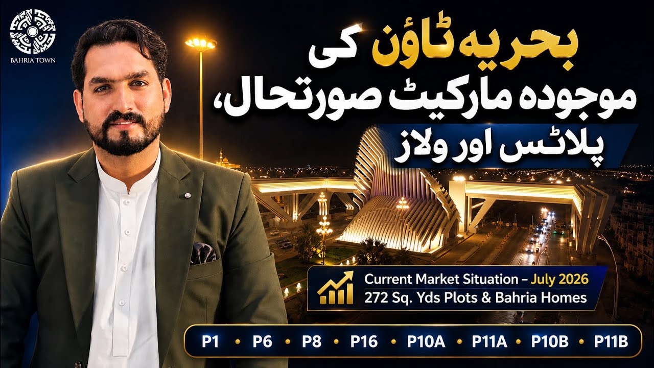Current Market Situation Bahria Town Karachi Plot & Villa Prices 2026 | P1, P6, P8, P16, P11A & More