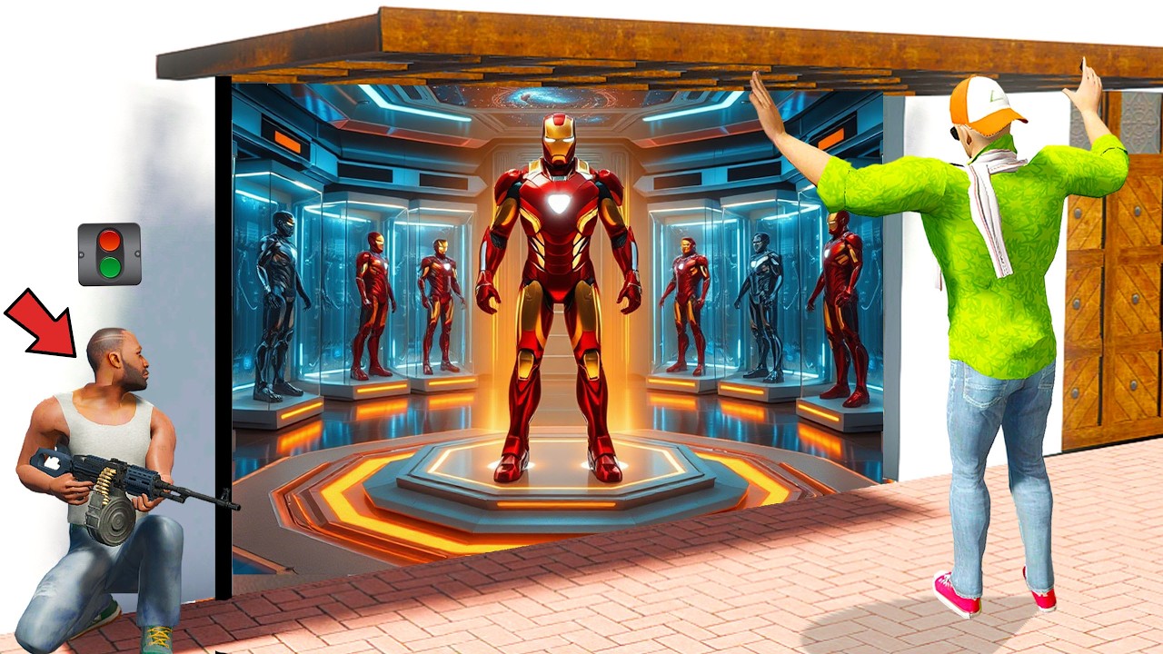 😱 Franklin Found Ironman's Secret Base 💥😡 Indian Theft Auto 💥🤡 Indian Bike Driving 3D New Update