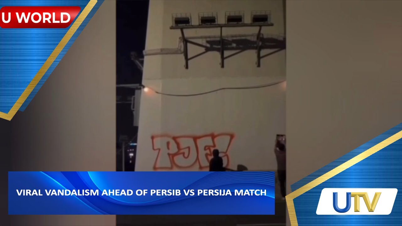 Viral Vandalism Ahead of Persib vs Persija Match | U World | UTV
