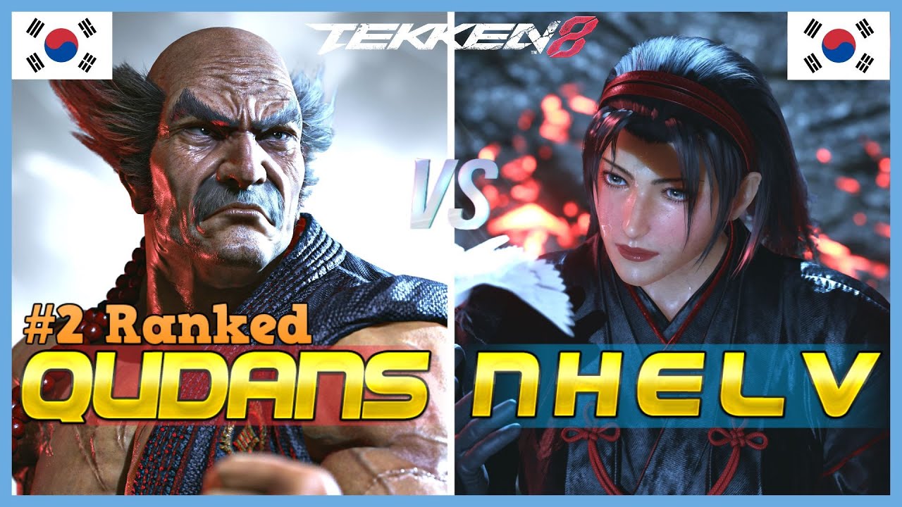Tekken 8 ▰ QUDANS (#2 Ranked Heihachi) Vs NHELV (Jun) ▰ High Level Gameplay