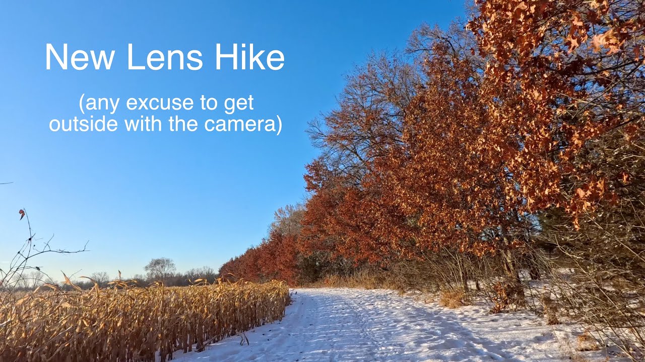 Winter Photography Hike - Practicing with the Fuji 150-600mm and 18-135mm