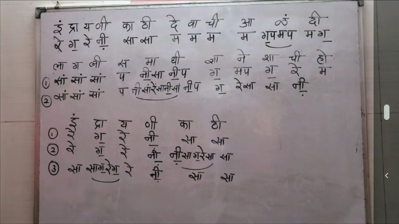 इंद्रायणी काठी भाग-१ । हार्मोनियम नोटेशन । Indrayani Kathi part-1 । Harmonium Notation