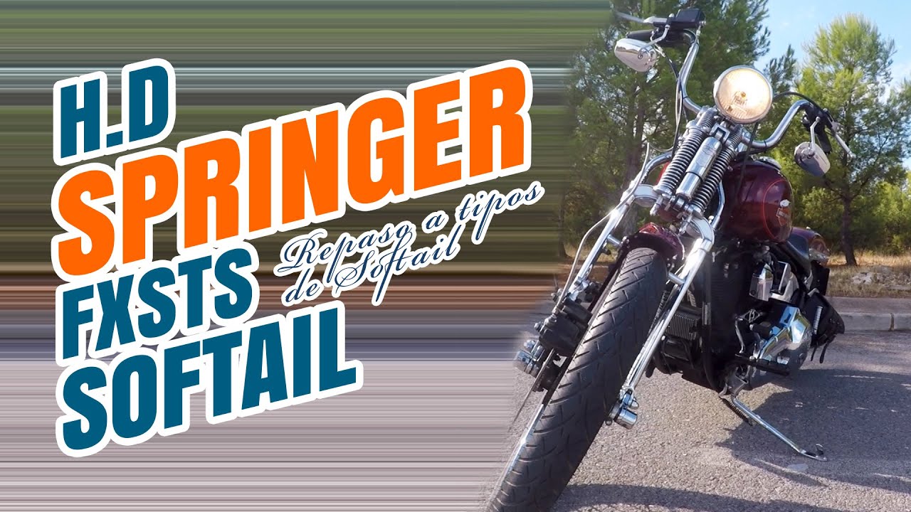 H.D  SOFTAIL SPRINGER Fxsts 👉repaso a los tipos de chasis