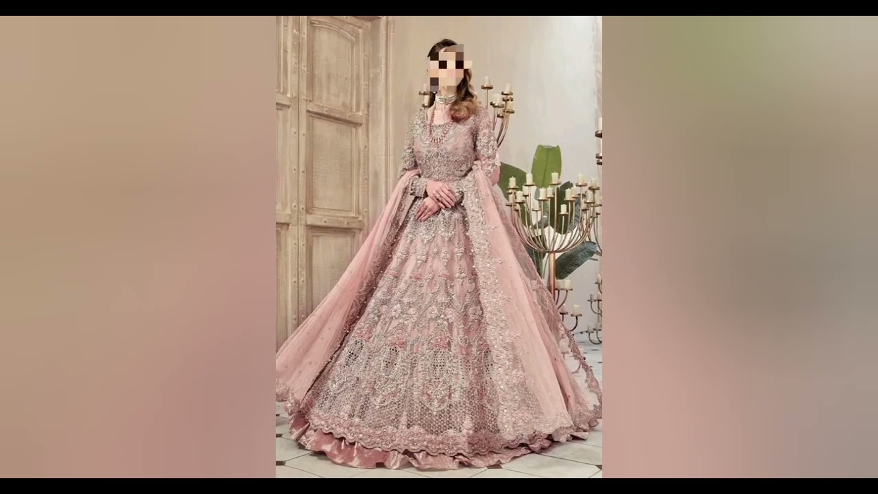 MARIA.B BRIDAL WEDDING EDITION 2025 | LUXURY NET MAXI WITH 3D FLOWERS & SILK TROUSER| 3PC UNSTICHED