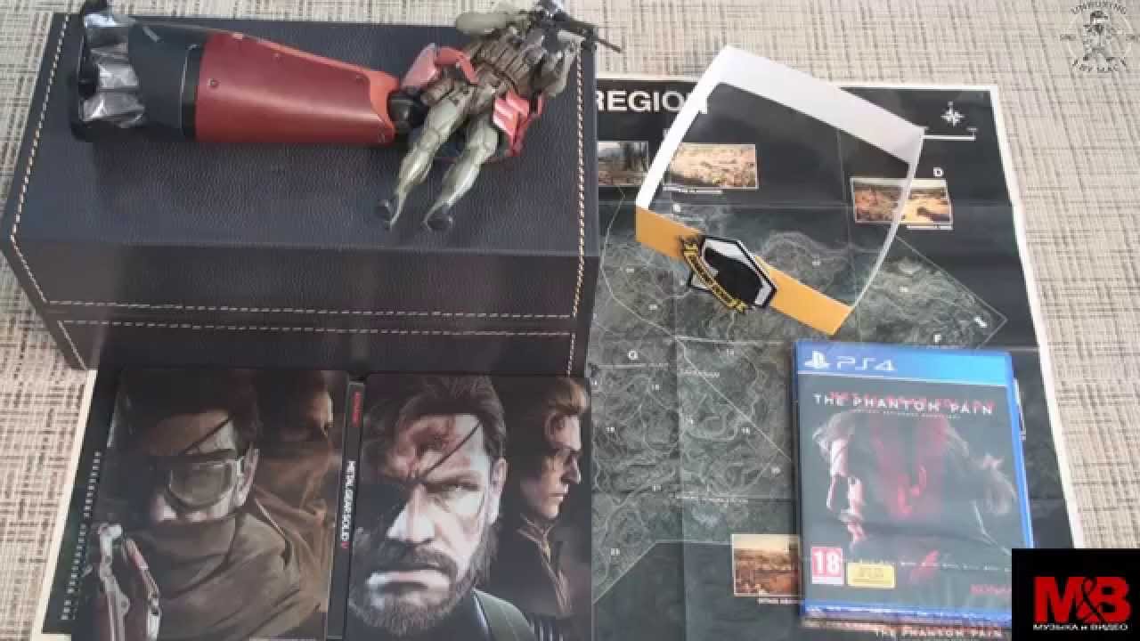 Распаковка Metal Gear Solid 5 The Phantom Pain Collector's Edition