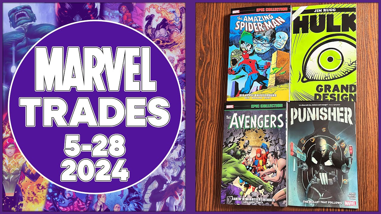 Marvel Books 5/28/24 | AMAZING SPIDER-MAN EPIC COLLECTION: BIG APPLE BATTLEGROUND  | AVENGERS EPIC 1