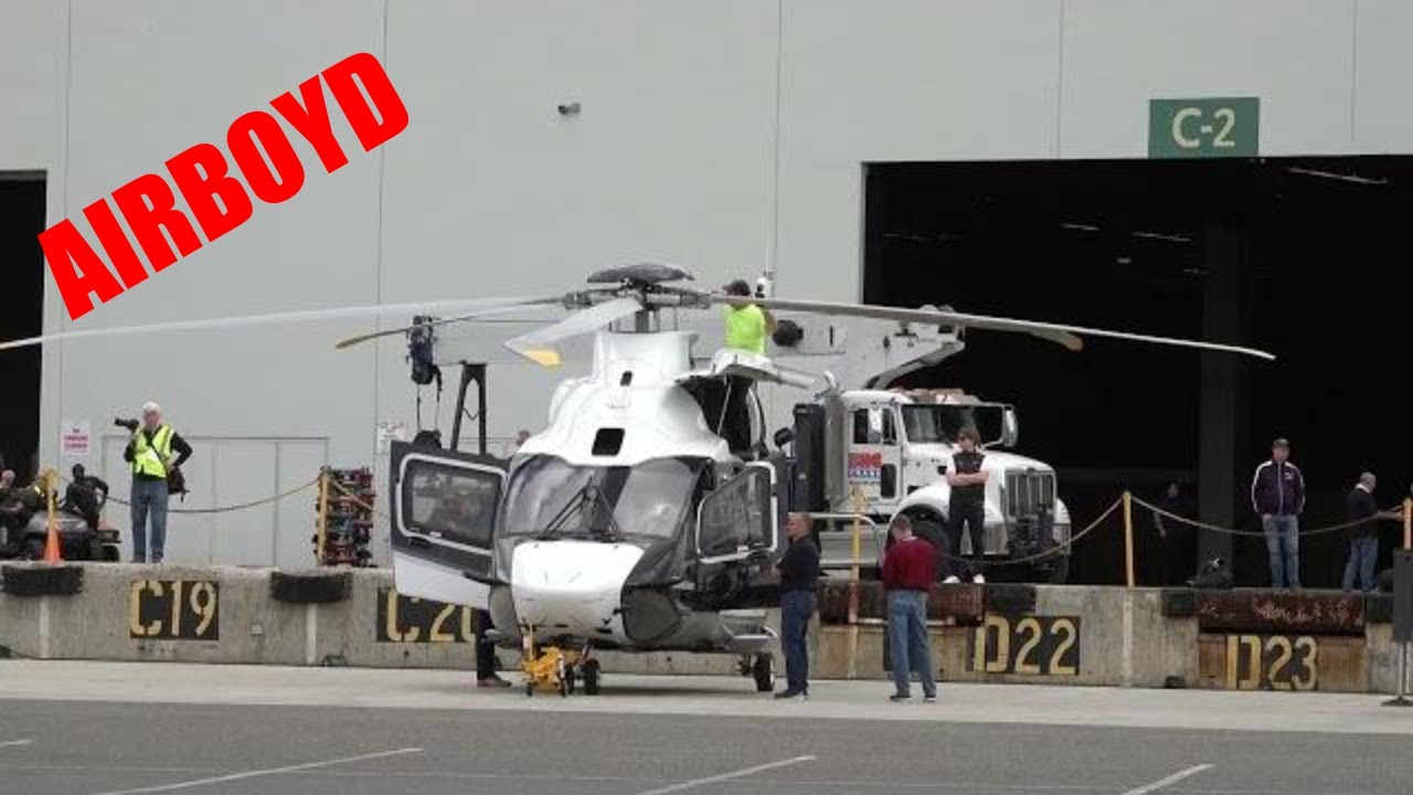 Airbus H160 N833MK • Full startup HAI Heli-Expo 2024