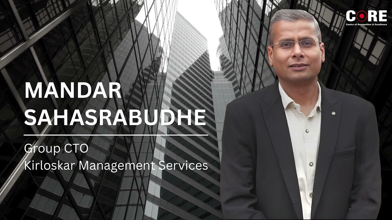 Leadership Lens with Mandar Sahasrabudhe | Group CTO | Kirloskar Management Services