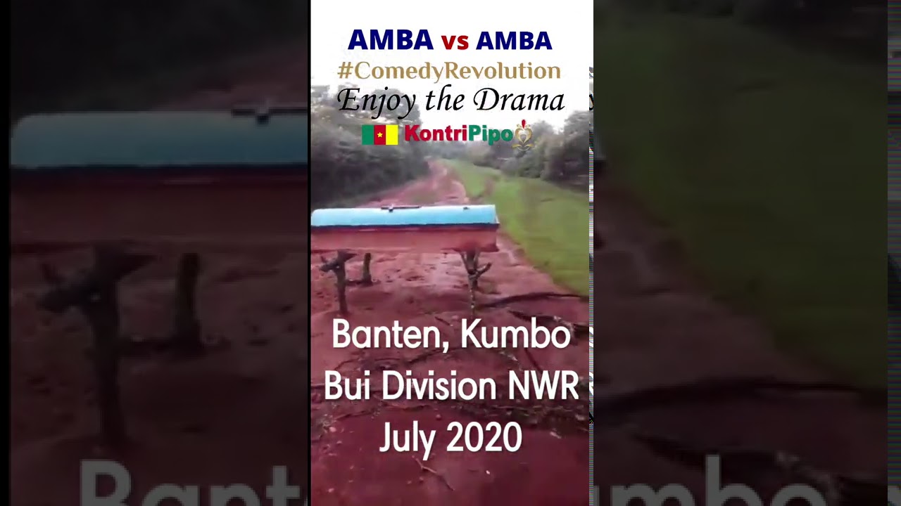 Amba vs Amba in Banten, Kumbo, Bui Division, NW Region 🇨🇲 #AMBAZONIA #TERRORIST #ComedyRevolution
