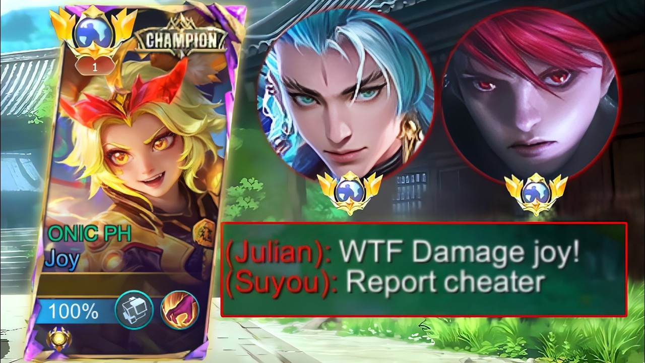 SUYOU & JULIAN STOOD NO CHANCE AGAINST THIS JOY BUILD! | BEST BUILD JOY - MLBB