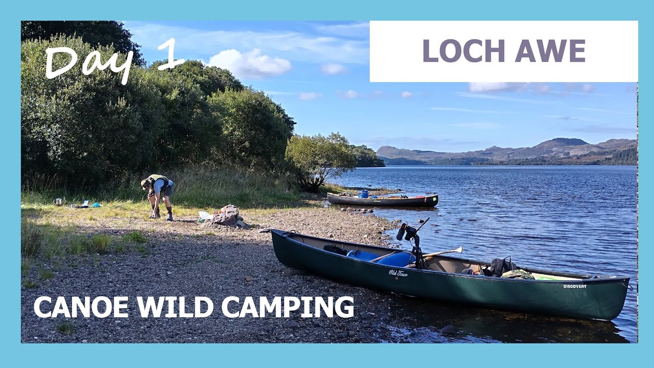 LOCH AWE | WYPRAWA KAJAKOWA I DZIKIE BIWAKI - Najlepsze kajakarstwo w Szkocji?
