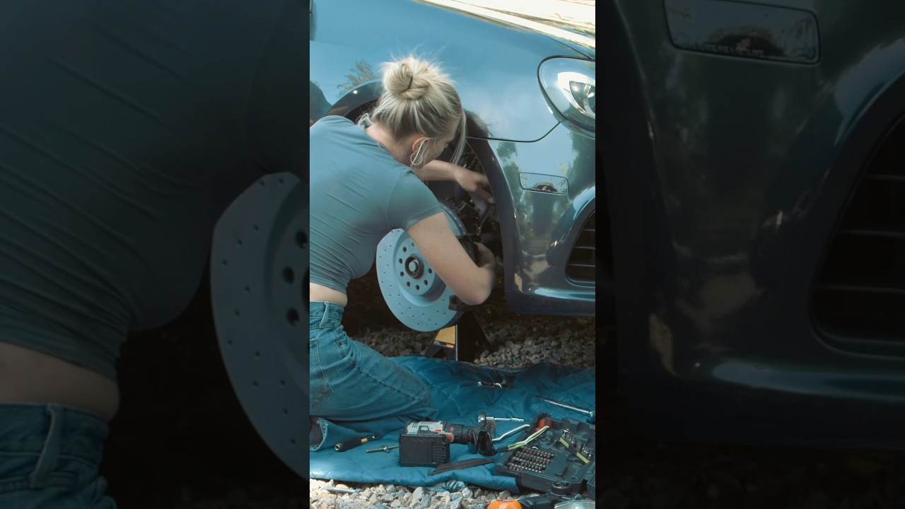 POV: Learning to do your own car maintenance 🔧🛞 #automotive  #carenthusiast #carconnection #vw