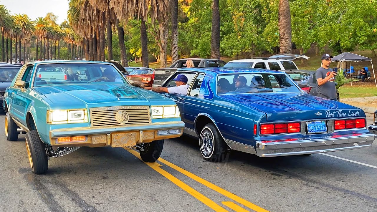 Lowrider Cars Cruise Elysian Park! Los Angeles, CA