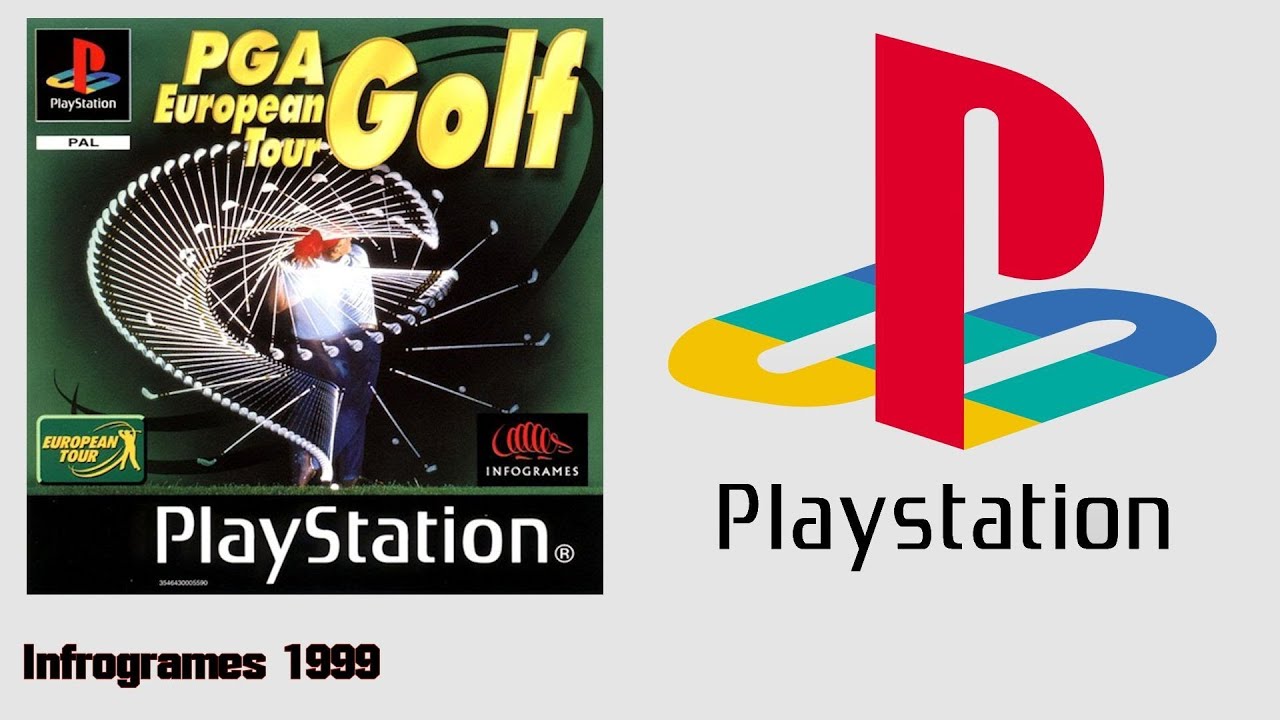PGA European Tour Golf (PS1)(2000) Intro + Gameplay (HD)