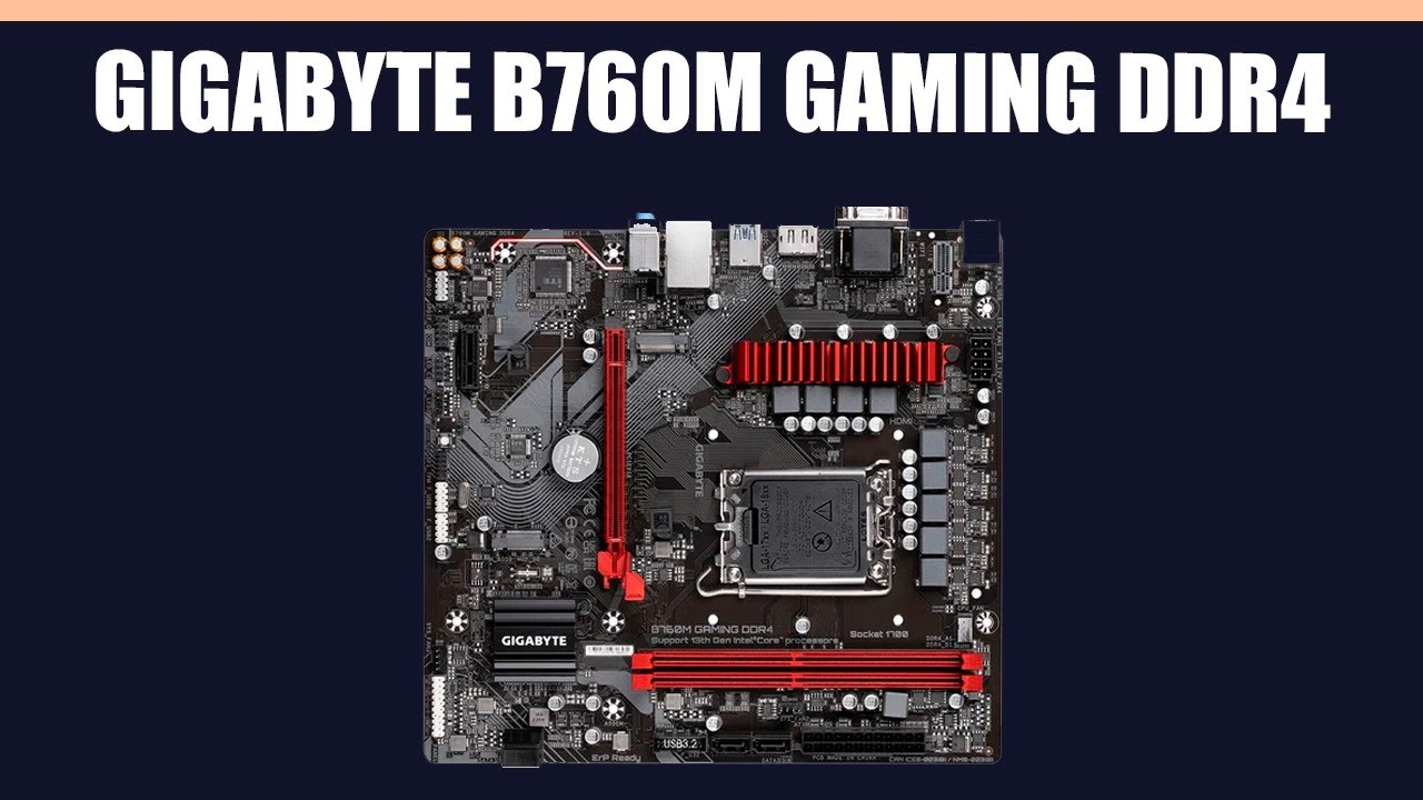 Материнская плата GIGABYTE B760M GAMING DDR4