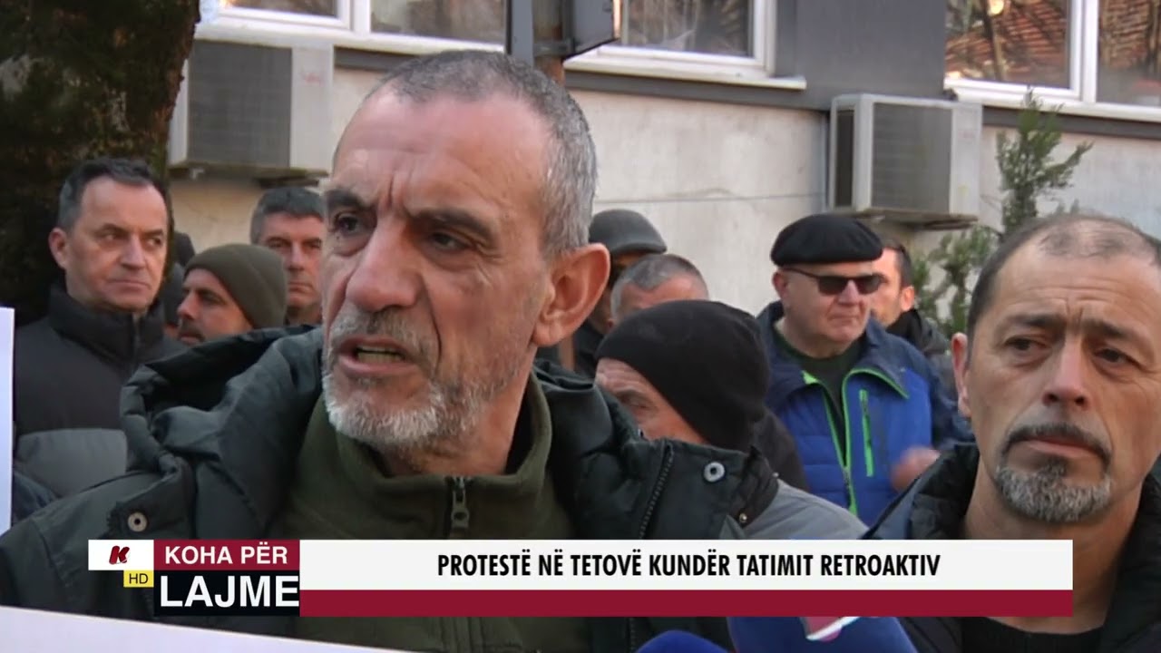 PROTESTË NË TETOVË KUNDËR TATIMIT RETROAKTIV