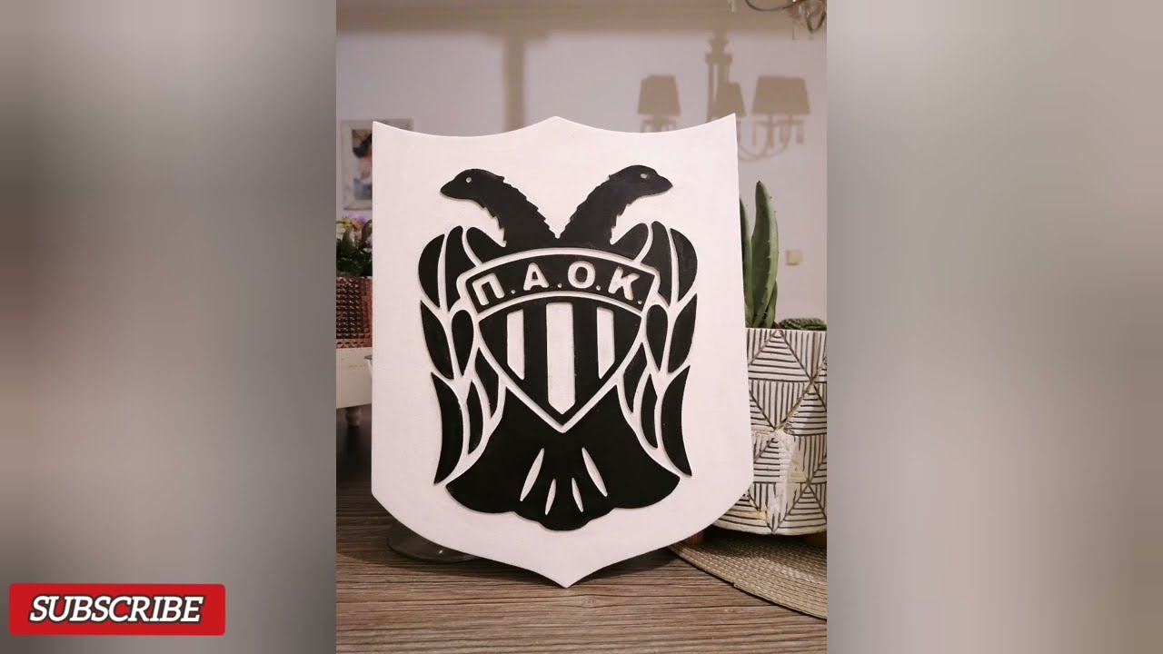 Woodworking CNC router machine!!! PAOK fc  emblem!! CNCEST 3040T #&pi;&alpha;&omicron;&kappa;