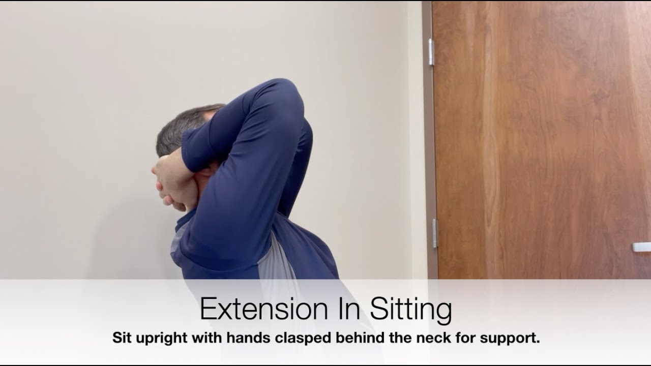 Mid Back - Extension in Sitting