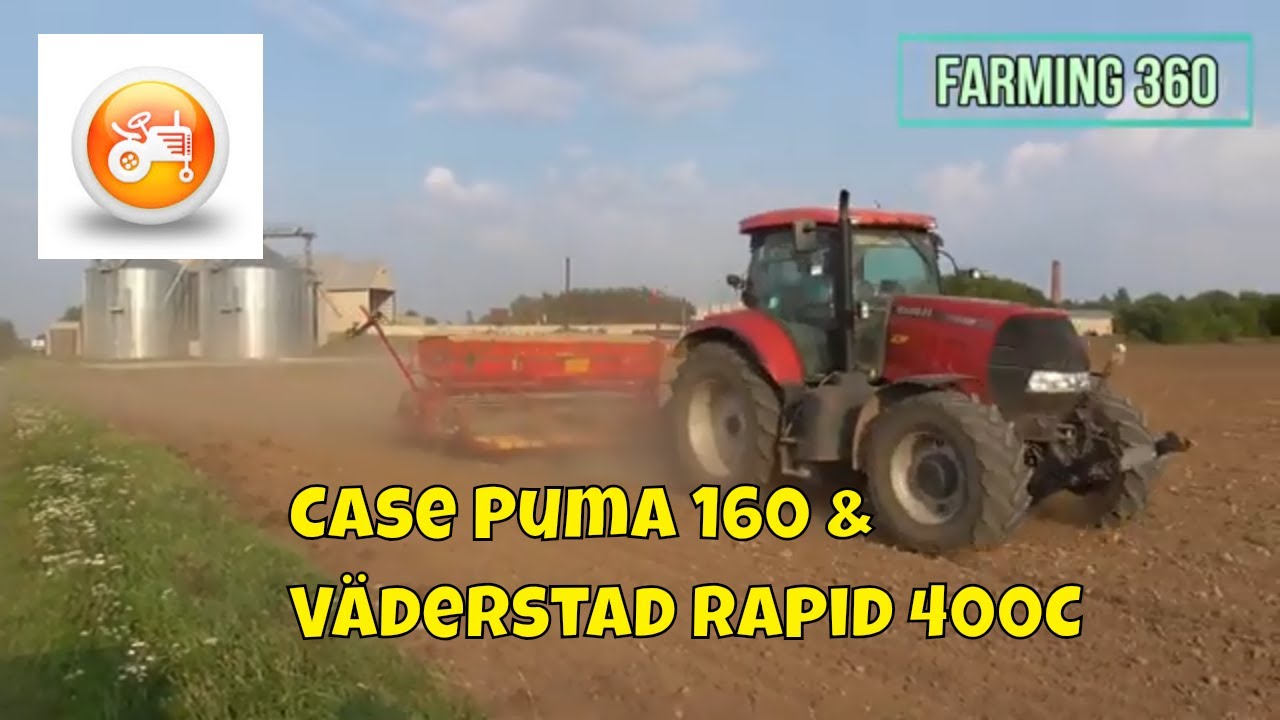 Seeding 2018 | Case Puma 160 & Väderstad Rapid 400C Super XL