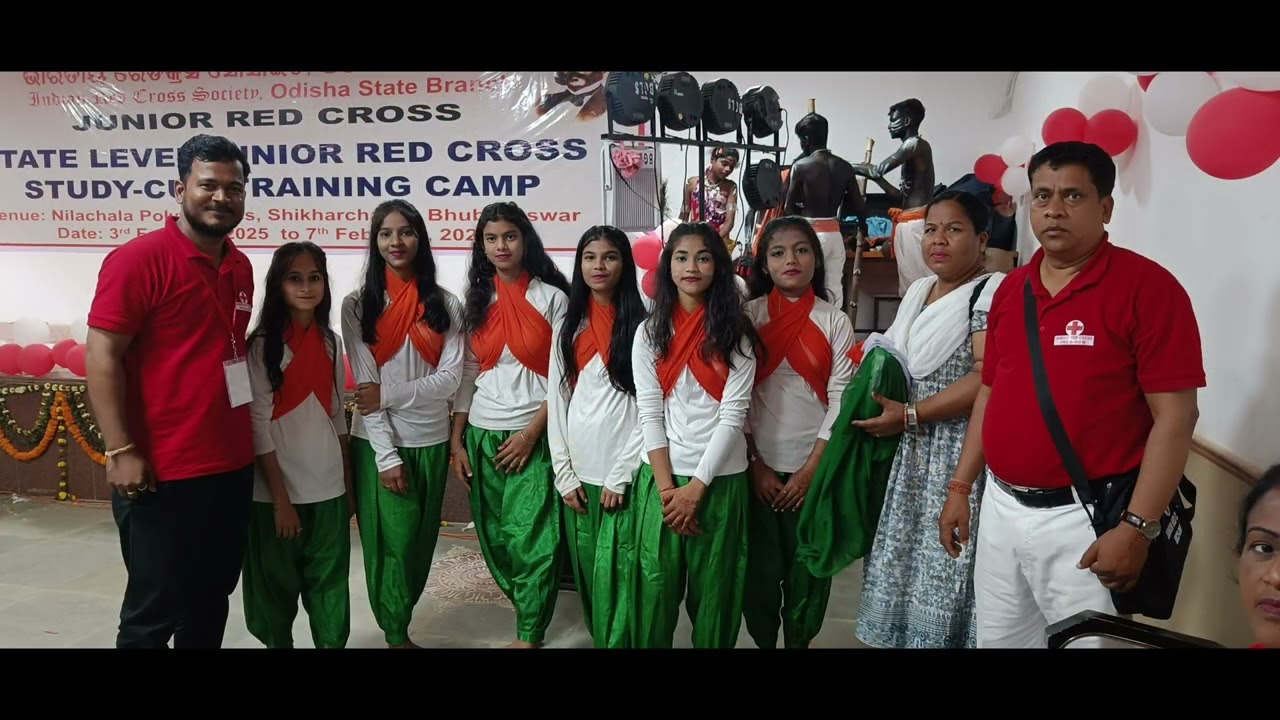 State Level Junior Redcross Study cum Training Camp, Bhubaneswar 