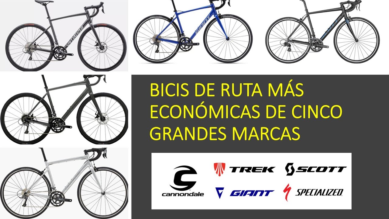Cinco bicis de ruta económicas de marcas reconocidas