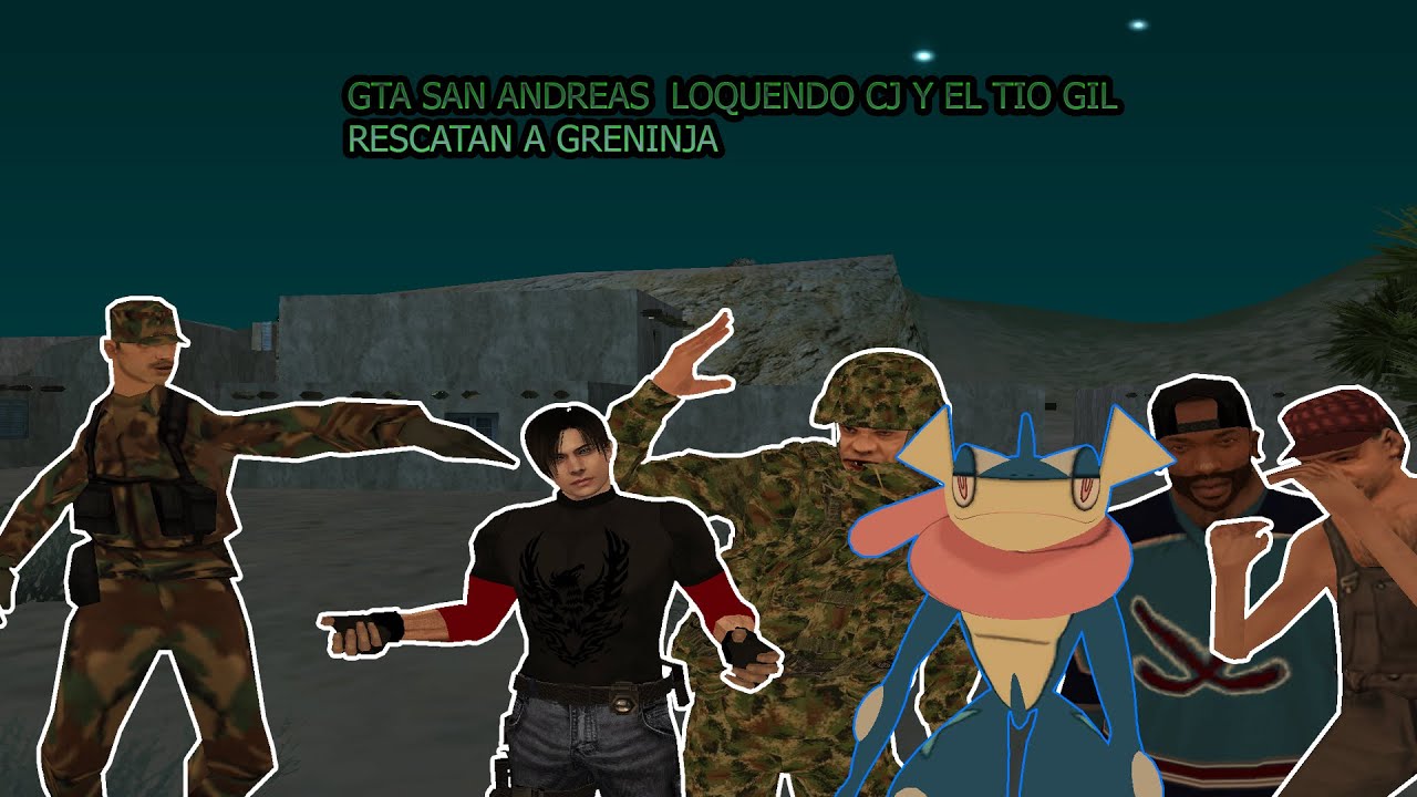 gta san andreas cj y el tio gil salvan a greninja