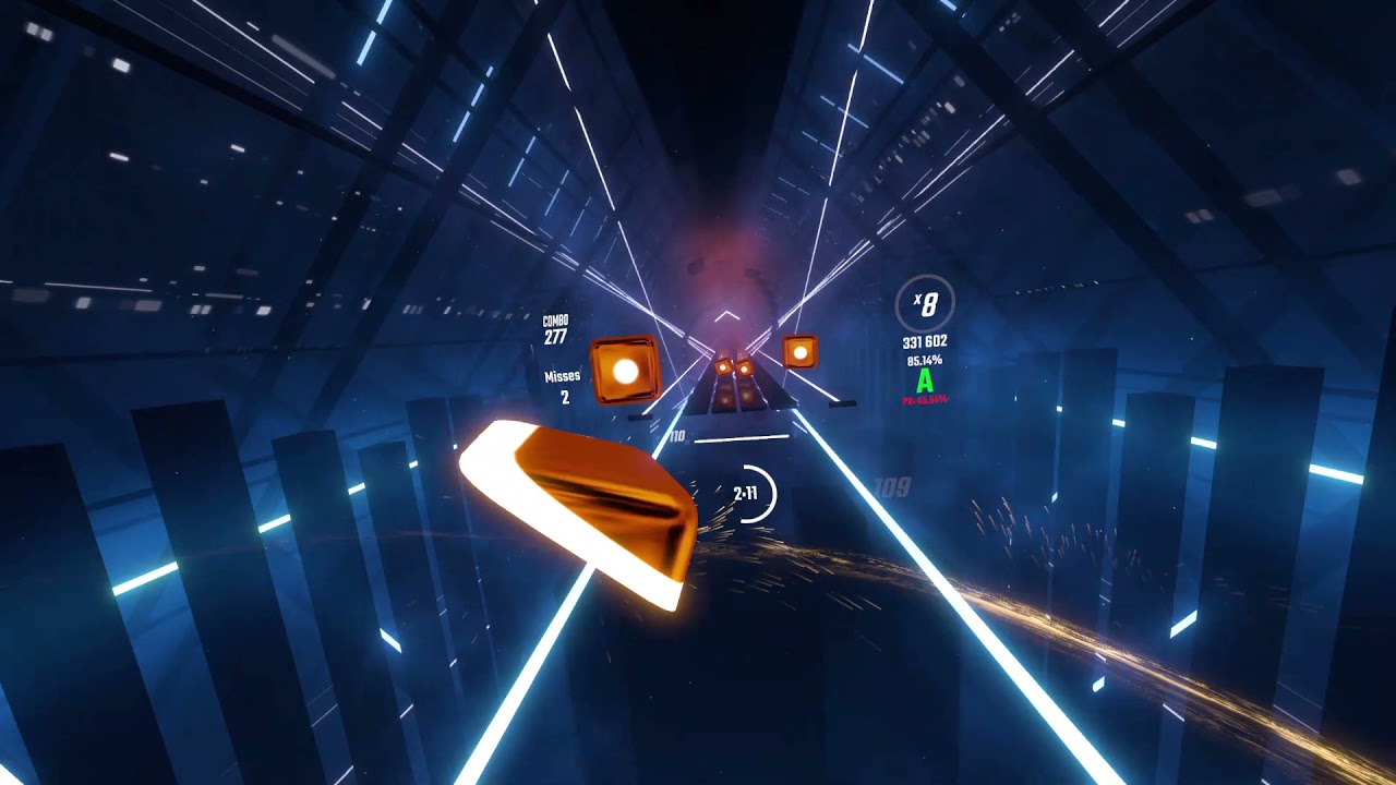 Beat Saber follow the leader by Wisin & Yandel and Jennifer Lopez