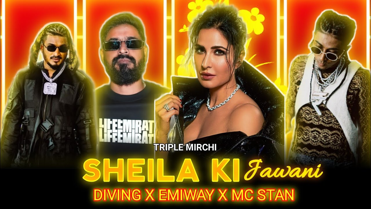 Sheila Ki Jawani (Remix) | MC Stan x Emiway Bantai x Divine | Triple Mirchi Mashup 2025