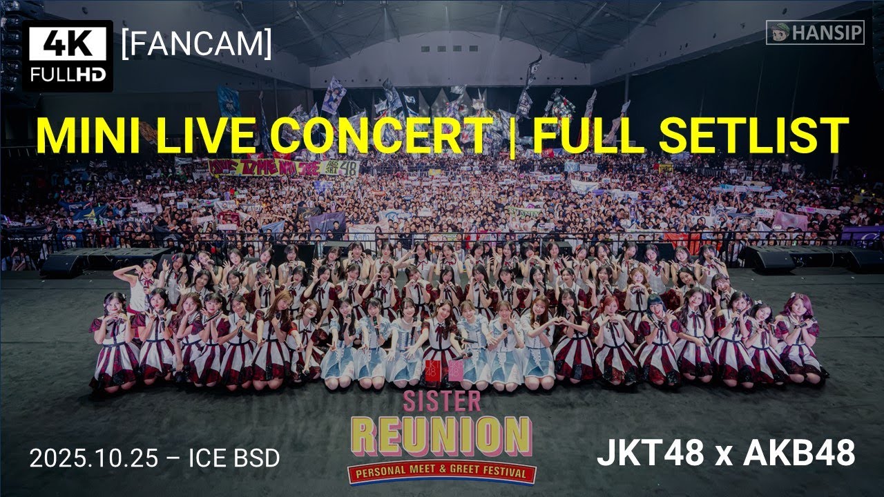 [4K Fancam] MINI LIVE Performance | JKT48 & AKB48 Personal Meet & Greet: 
