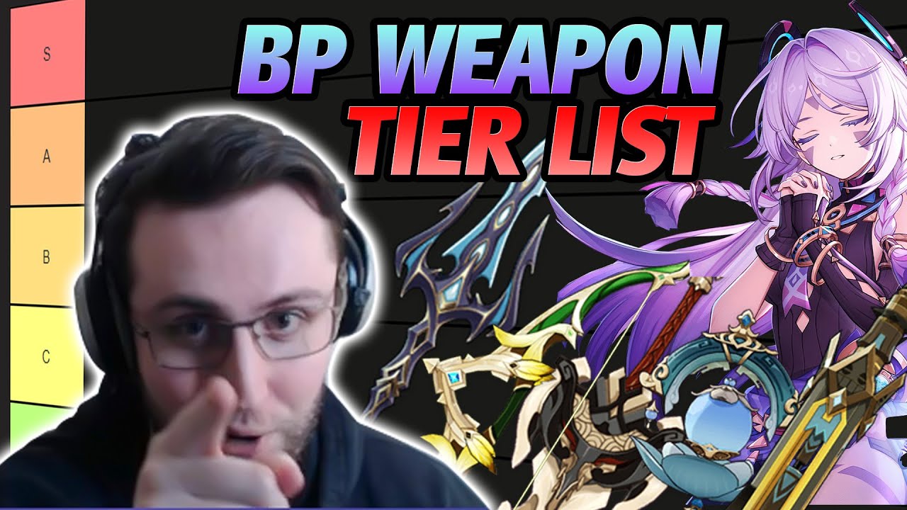 Updated Battle Pass Weapons Tier List