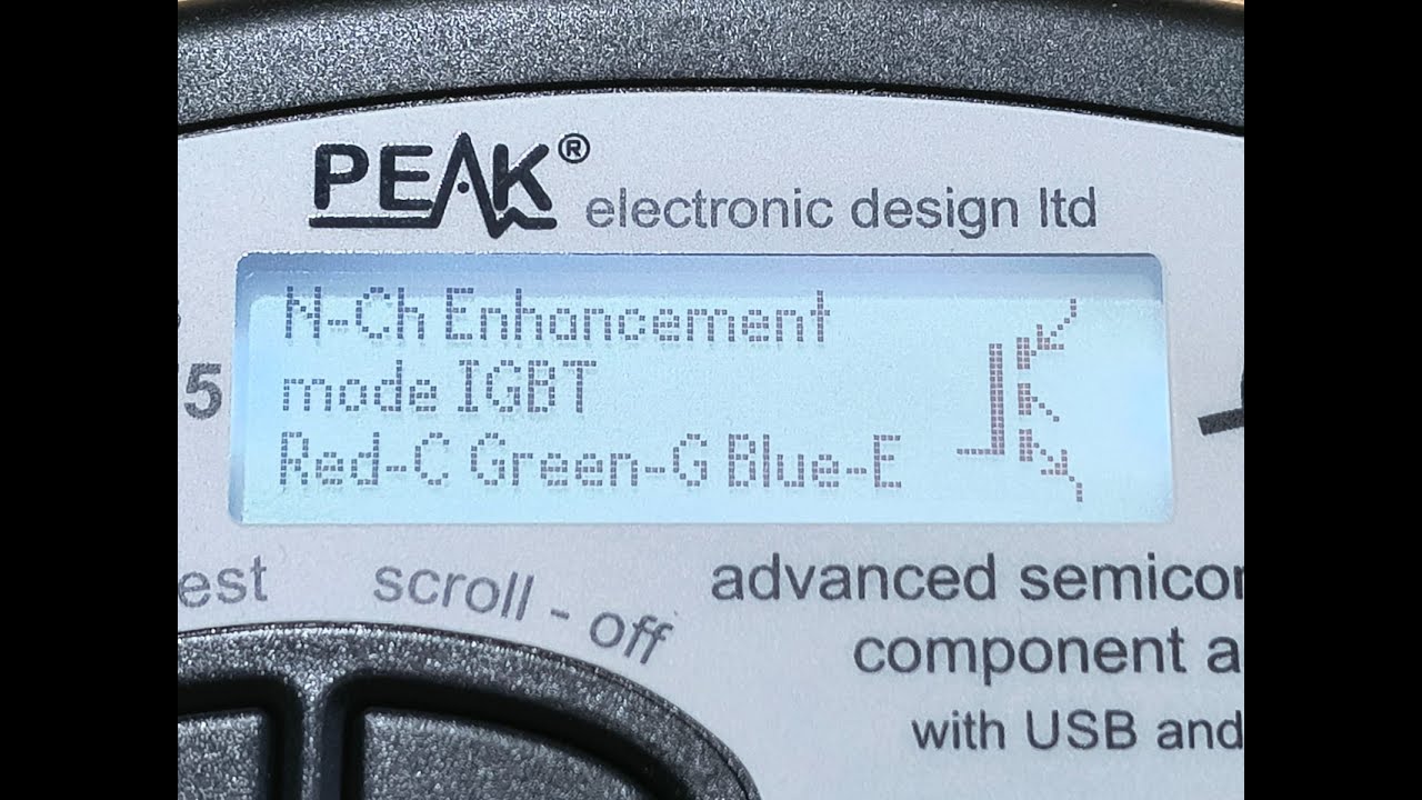 🖤PEAK Atlas DCA75, Midiendo (IGBT) {FGPF4536} y algunas Características destacables de hoja de datos
