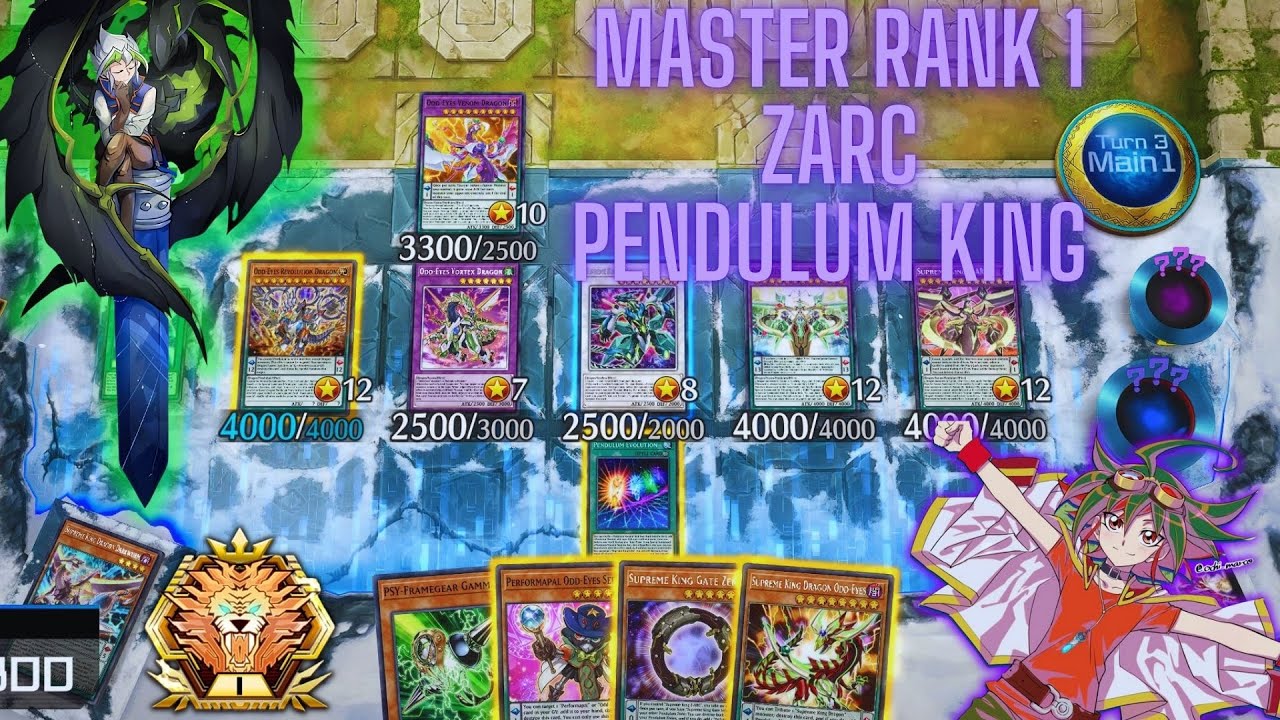 MASTER RANK 1! ZARC! SEASON 31! Yu-Gi-Oh! Master Duel