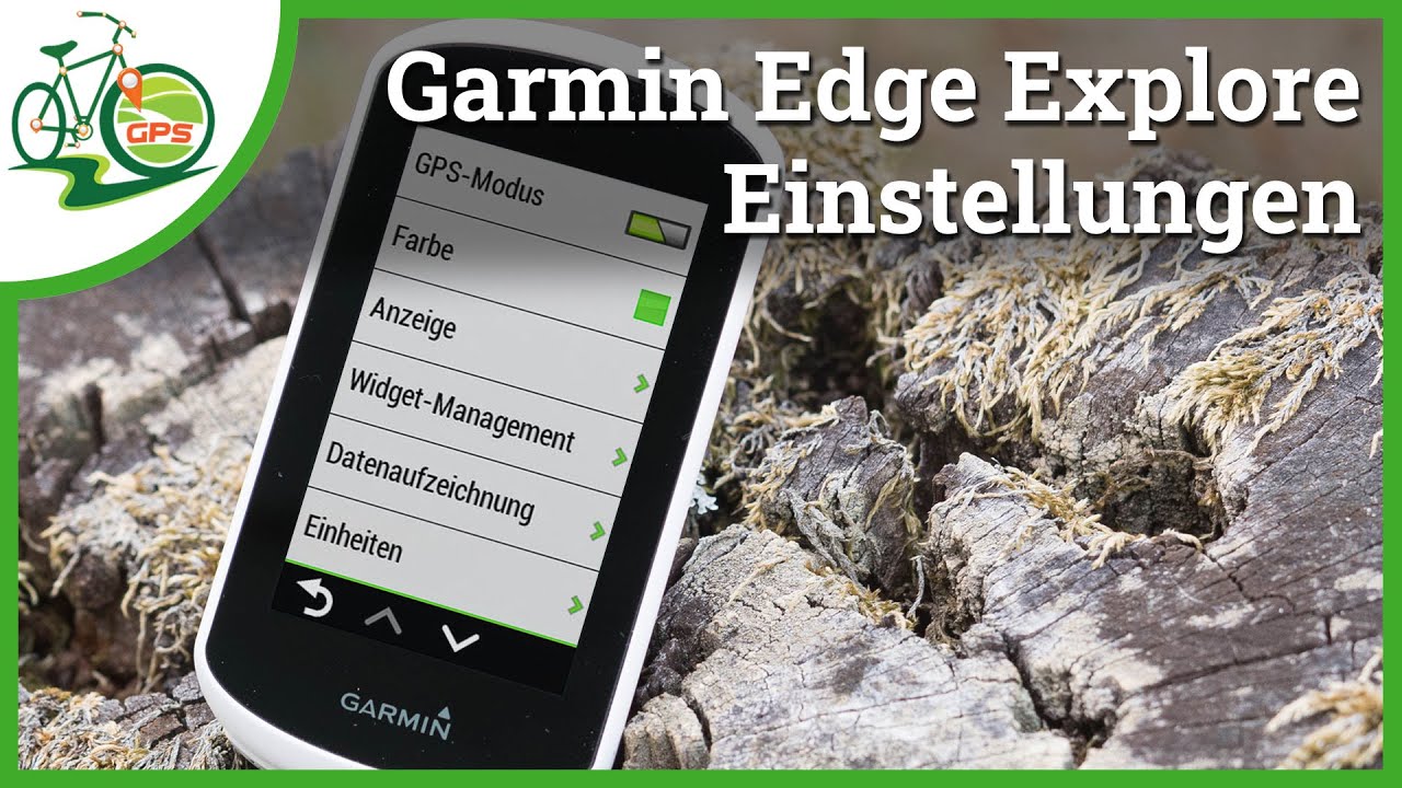 Garmin Edge Explore 🚴 Einstellungen verständlich erklärt 🏁