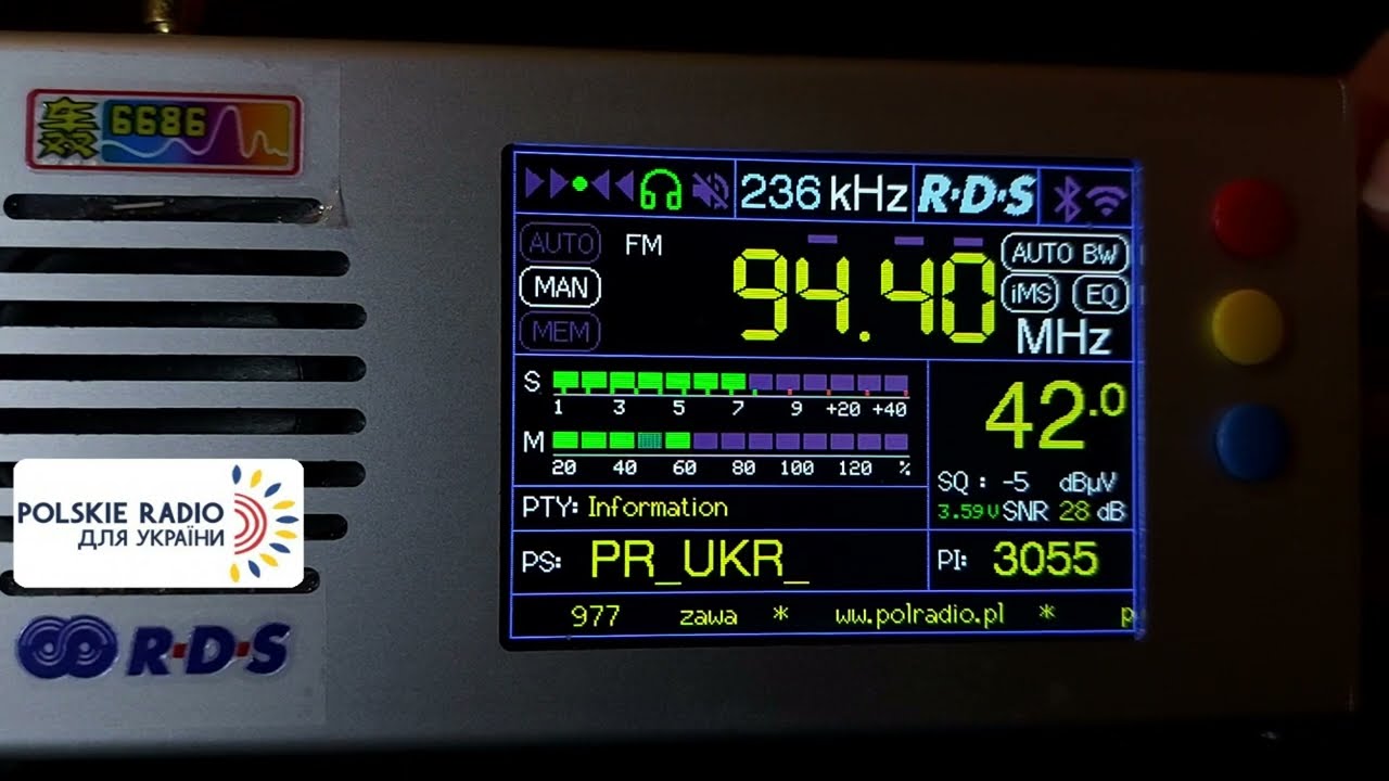Bandscan FM - Piotrków Tryb, Poland normal reception conditions.