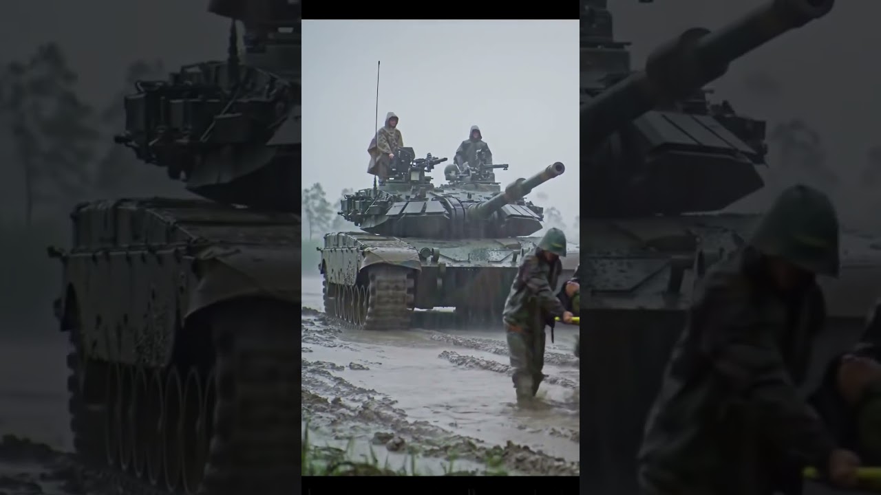 US Army Rainy Forest Rescue Mission with Tank | Cinematic Military Operation 