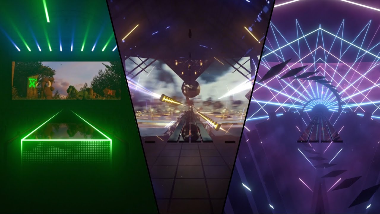 Showing 3 new map preview's with Excision's Visuals