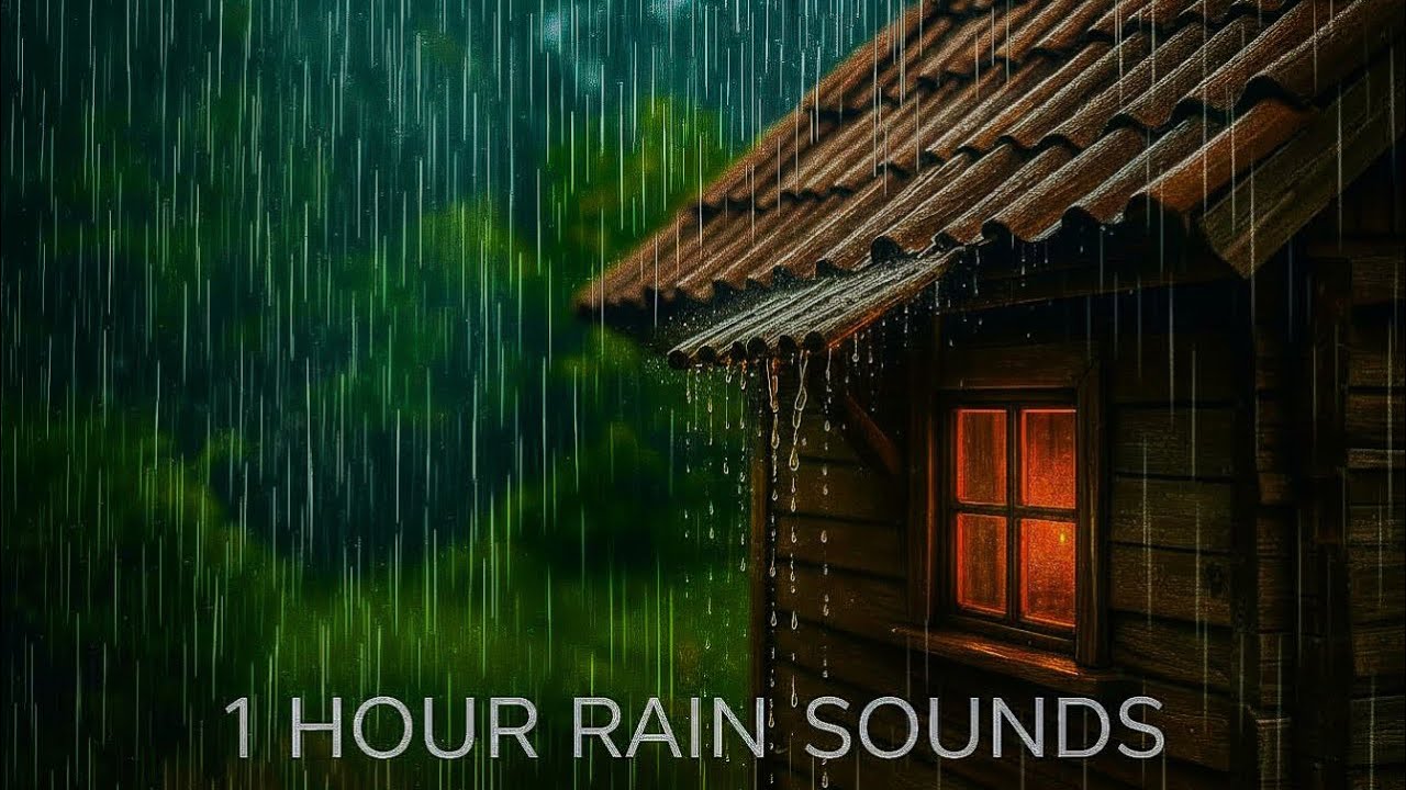 🌧️ Soft Rain Sounds for Sleeping – Stress Relief & Relaxation ( 1 HOUR RAIN SOUNDS)