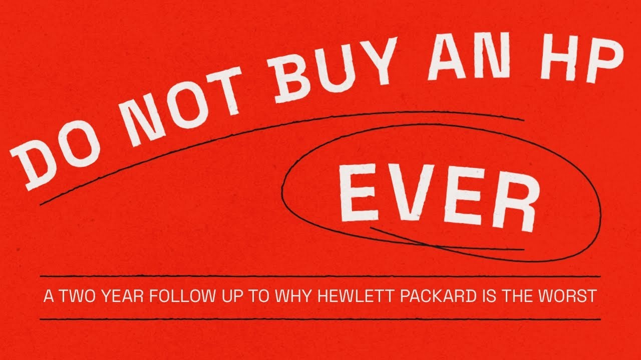 Before you buy an HP, watch this! (Why I STILL dislike HP!)