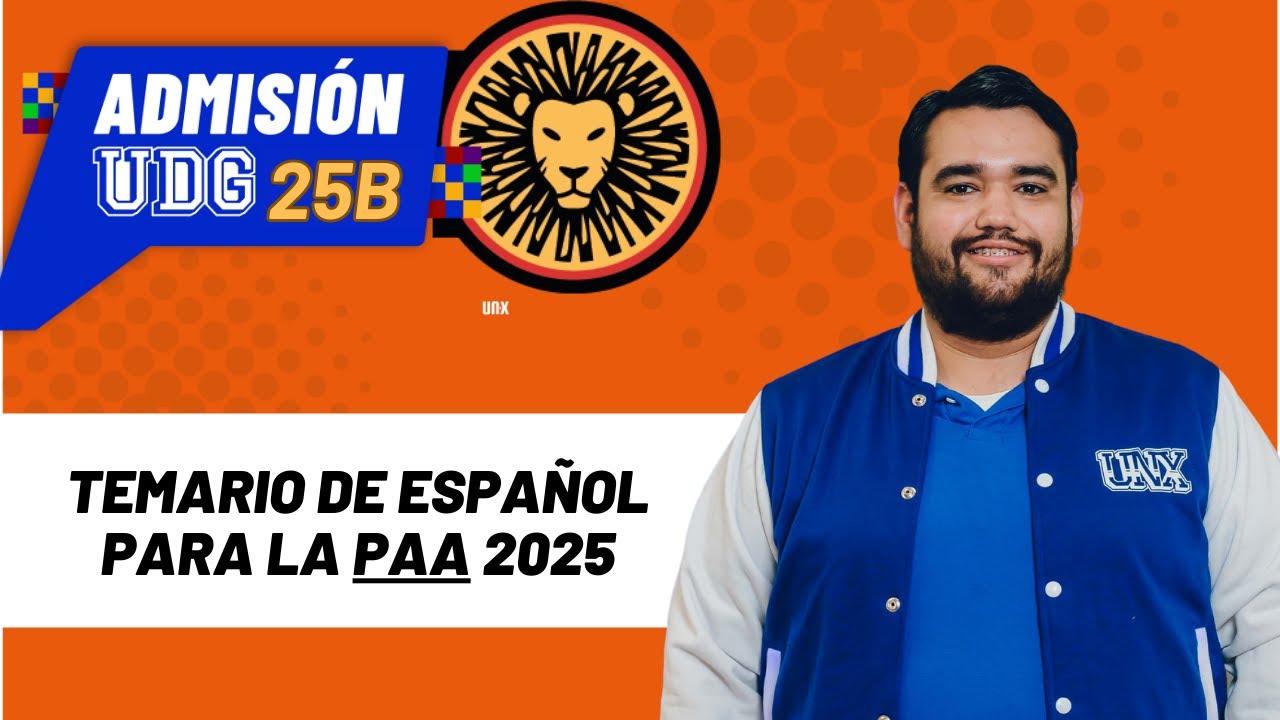 TEMARIO DE ESPAÑOL PARA LA PAA EN 2025