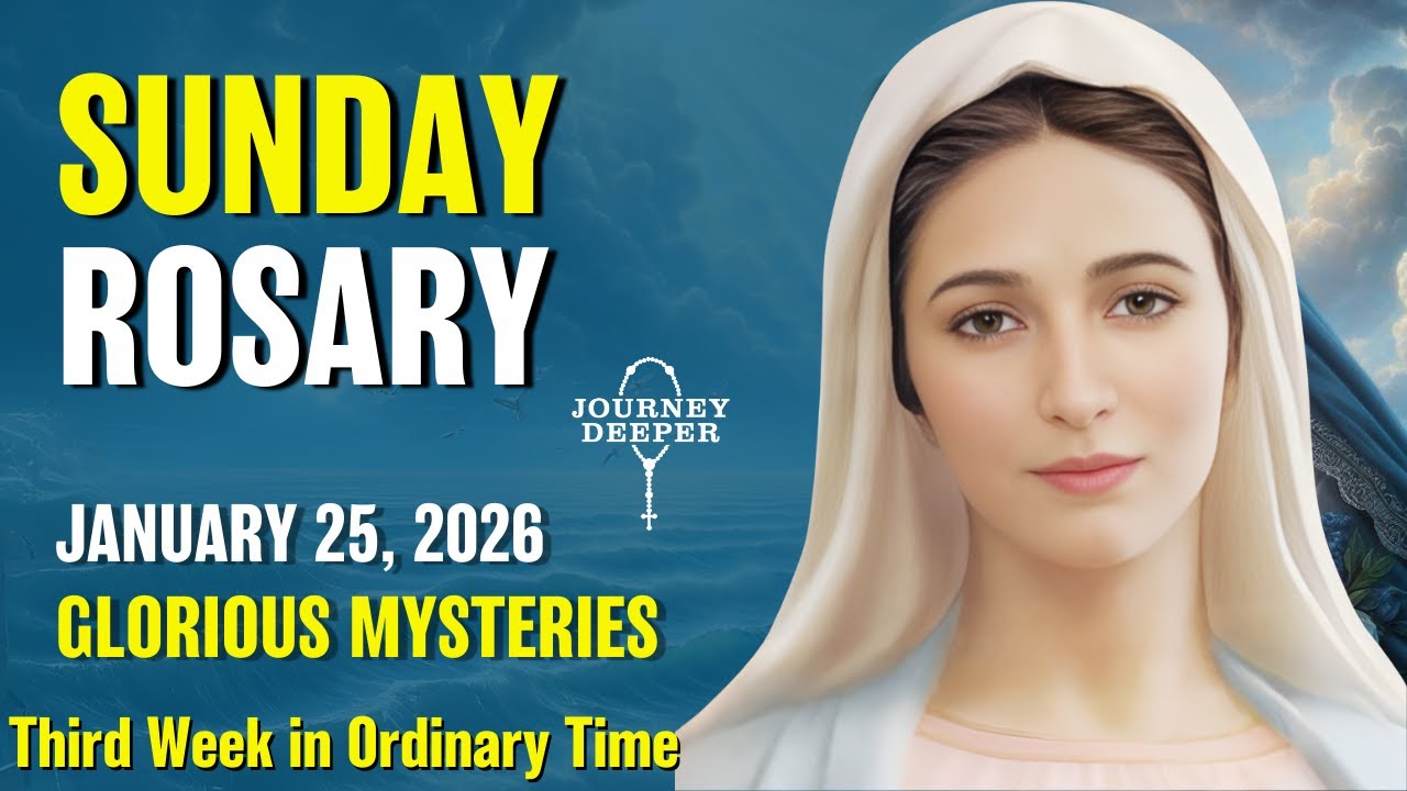 Sunday Rosary ❤️ Glorious Mysteries of the Rosary ❤️ January 25, 2026 VIRTUAL ROSARY