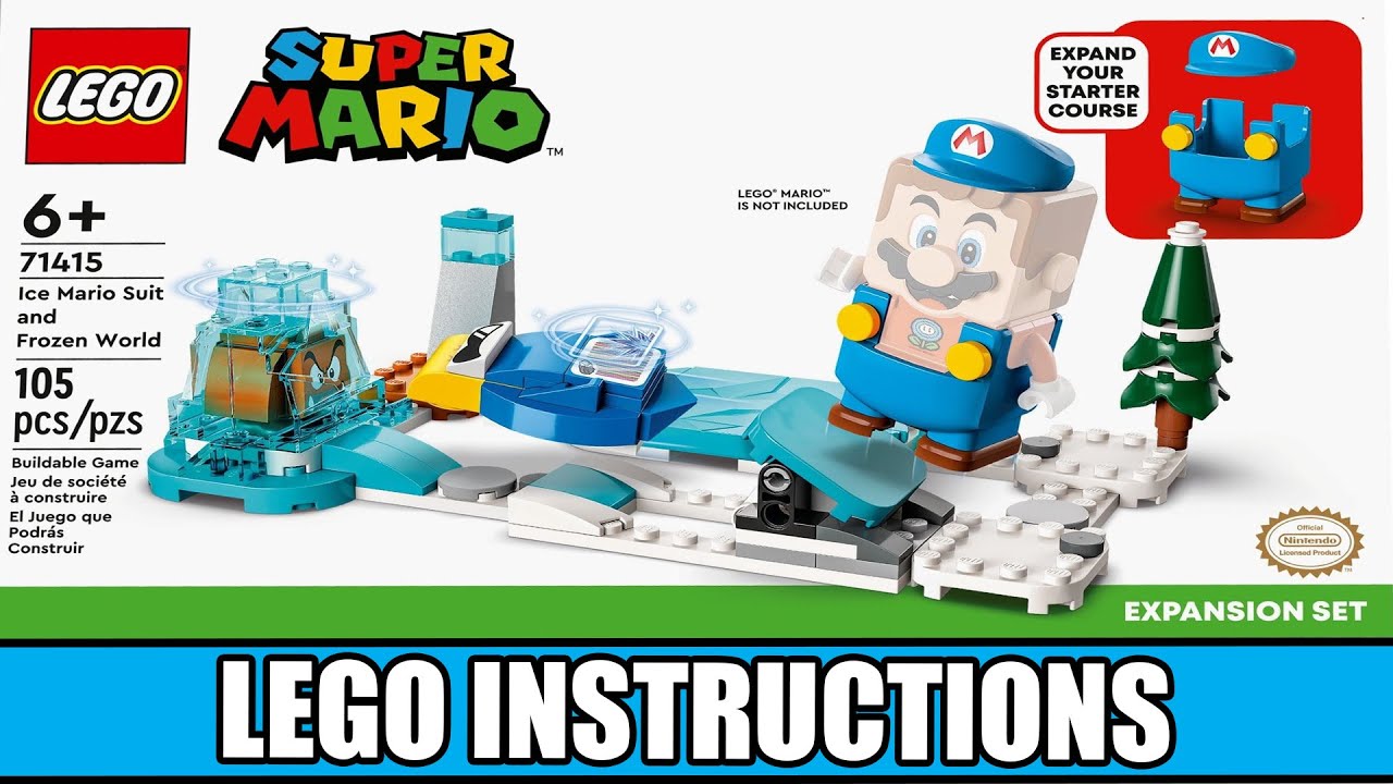 LEGO Instructions | Super Mario | 71415 | Ice Mario Suit and Frozen World
